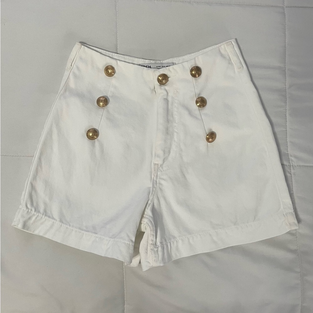 Zara High-waist Denim Shorts
